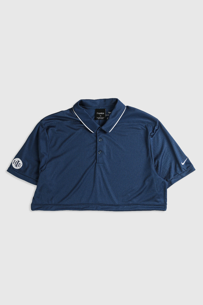 frankie Rework Nike Crop Athletic Collared Tee - XL