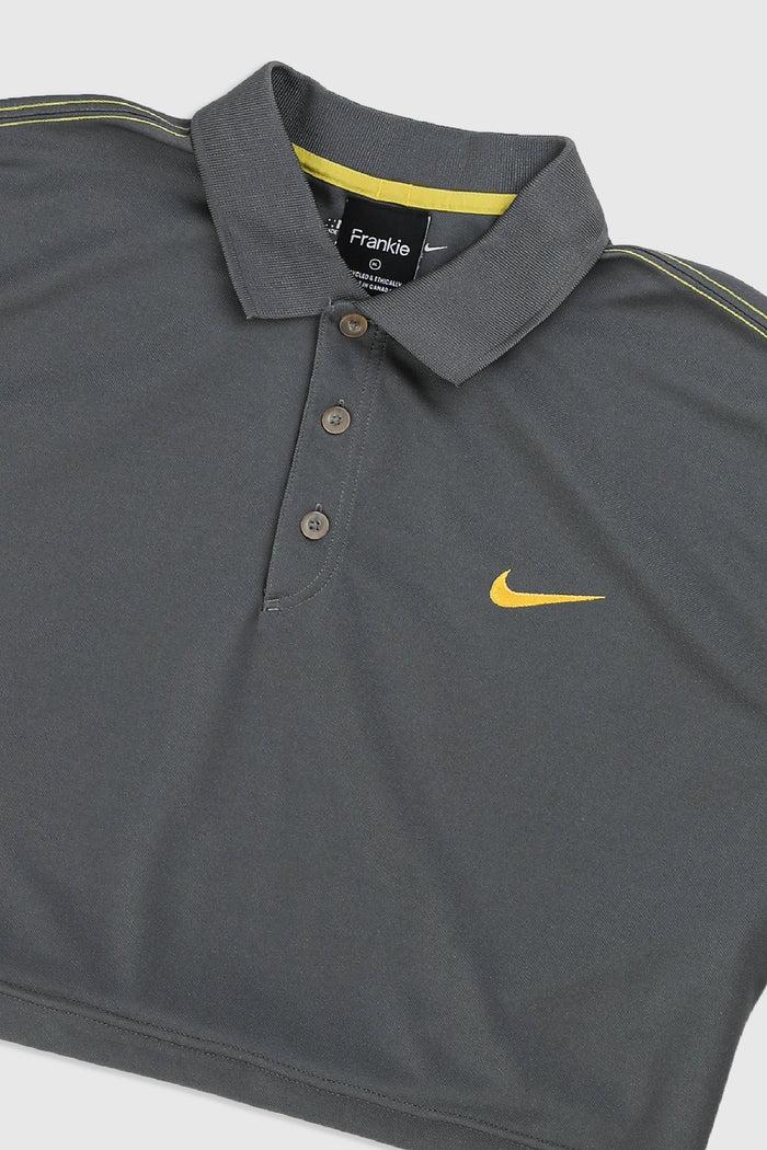 Frankie Rework Nike Crop Collared Tee - XL