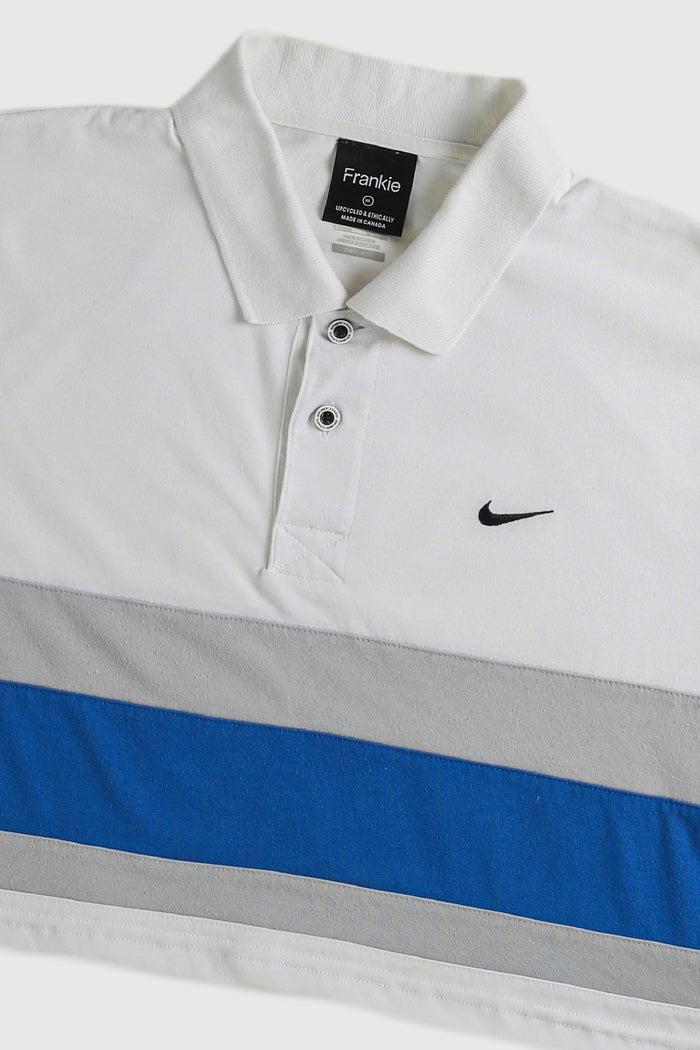 Frankie Rework Nike Crop Collared Tee - XL