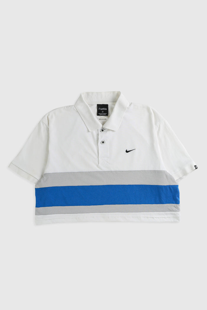 frankie Rework Nike Crop Collared Tee - XL