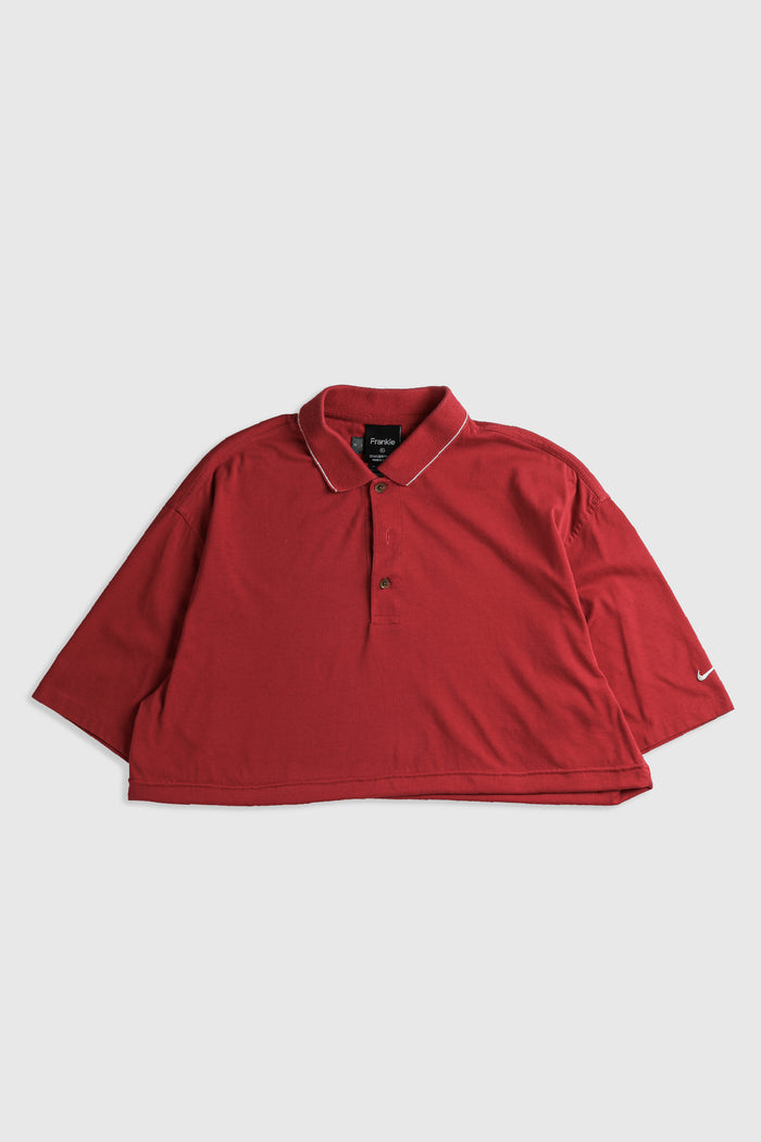 frankie Rework Nike Crop Collared Tee - XL