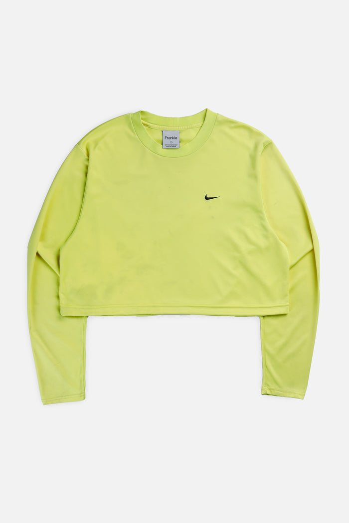 frankie Rework Nike Crop Long Sleeve Tee - L