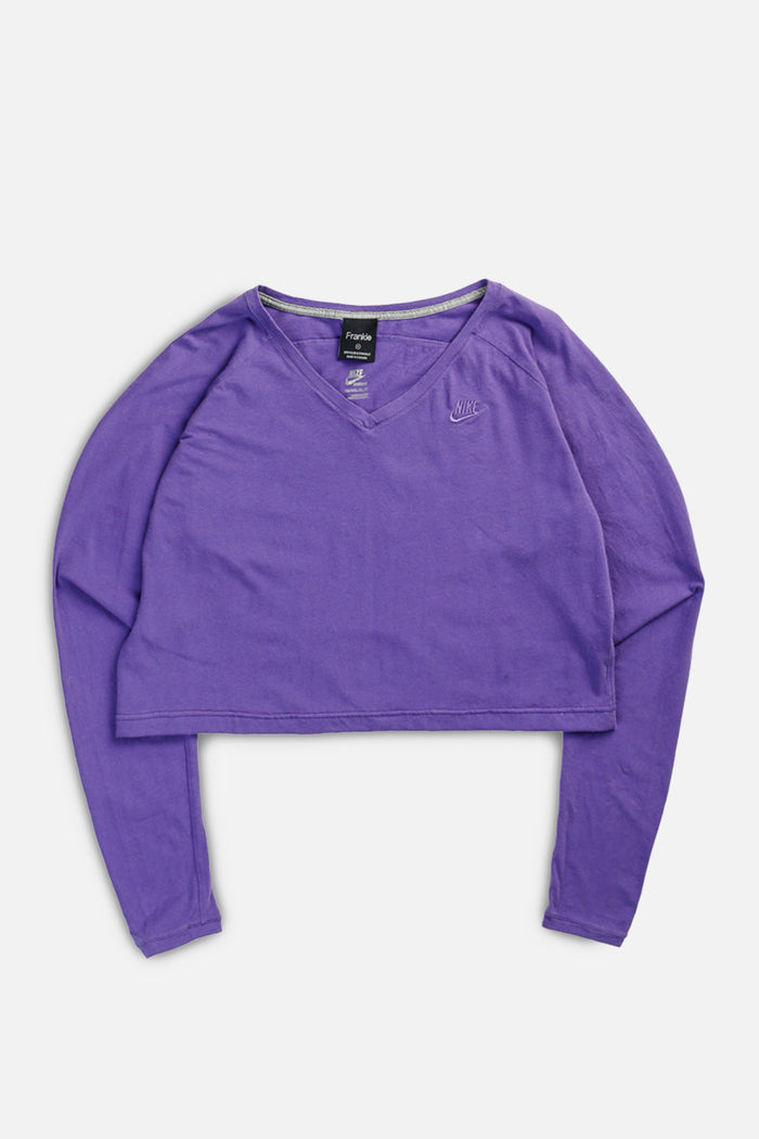 frankie Rework Nike Crop Long Sleeve Tee - M