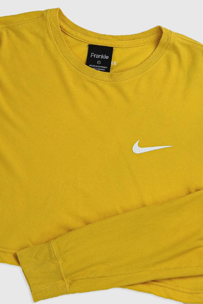 Frankie Rework Nike Crop Long Sleeve Tee - S