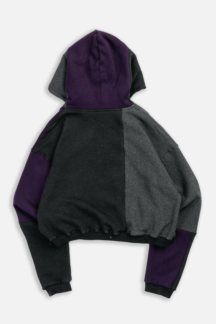 Frankie Rework Nike Crop Zip Hoodie - L