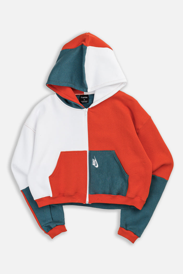 frankie Rework Nike Crop Zip Hoodie - L