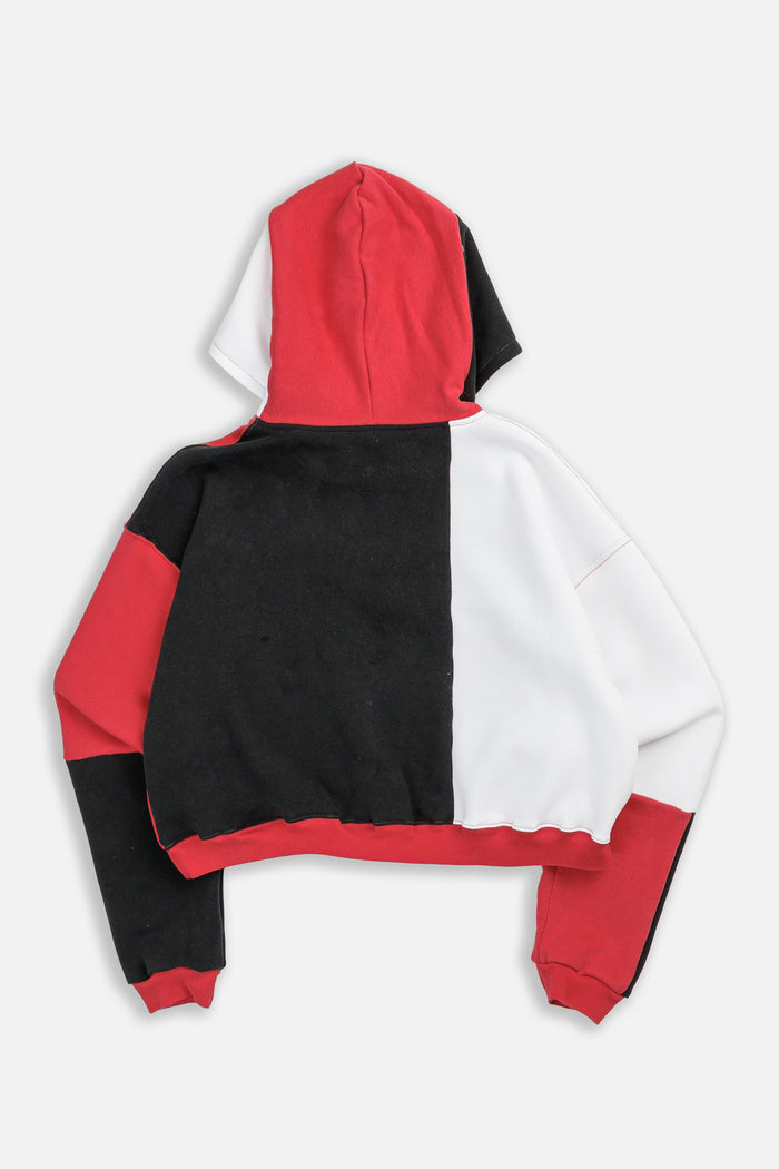Frankie Rework Nike Crop Zip Hoodie - L