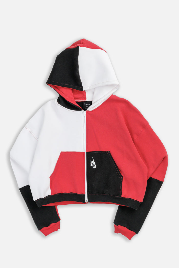 frankie Rework Nike Crop Zip Hoodie - L