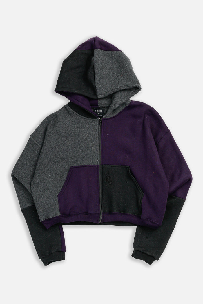 frankie Rework Nike Crop Zip Hoodie - L