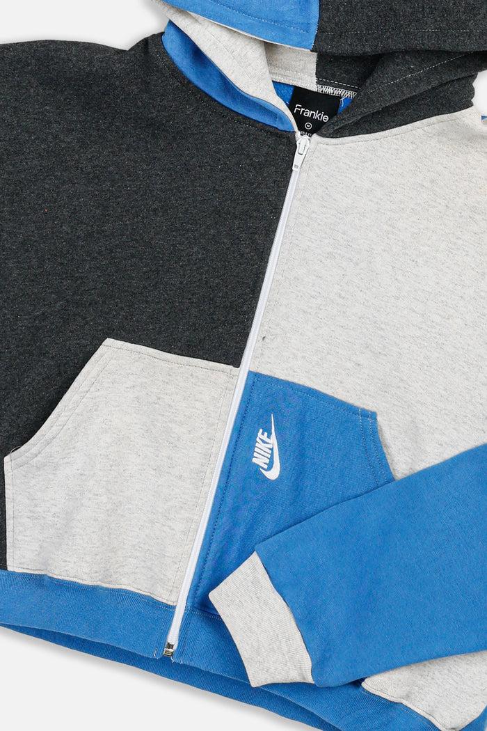 Frankie Rework Nike Crop Zip Hoodie - M