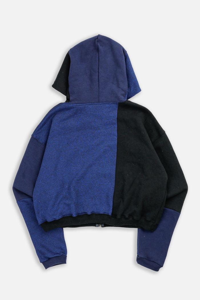 Frankie Rework Nike Crop Zip Hoodie - M