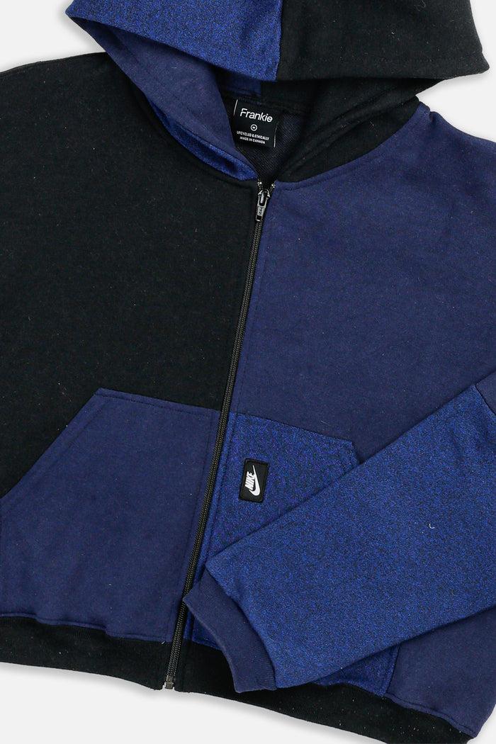 Frankie Rework Nike Crop Zip Hoodie - M