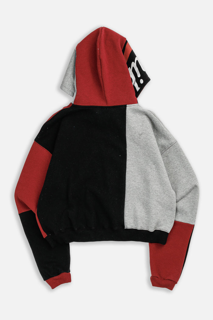 Frankie Rework Nike Crop Zip Hoodie - M