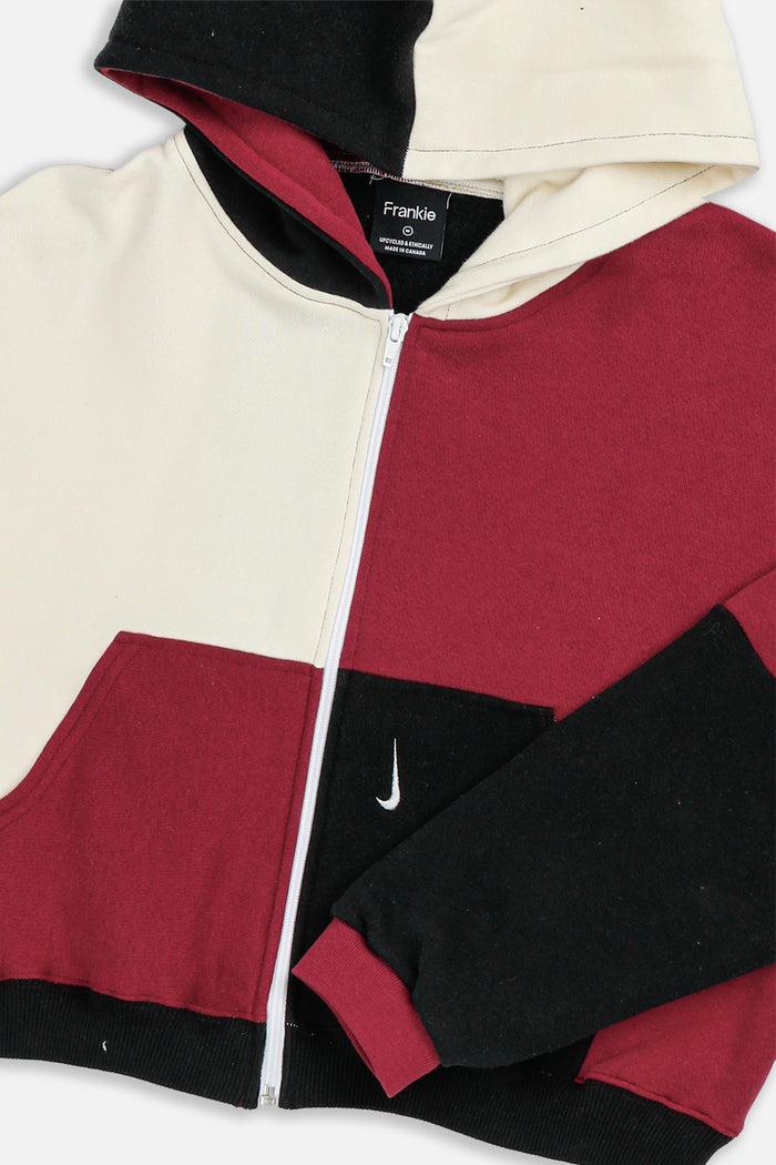 Frankie Rework Nike Crop Zip Hoodie - M