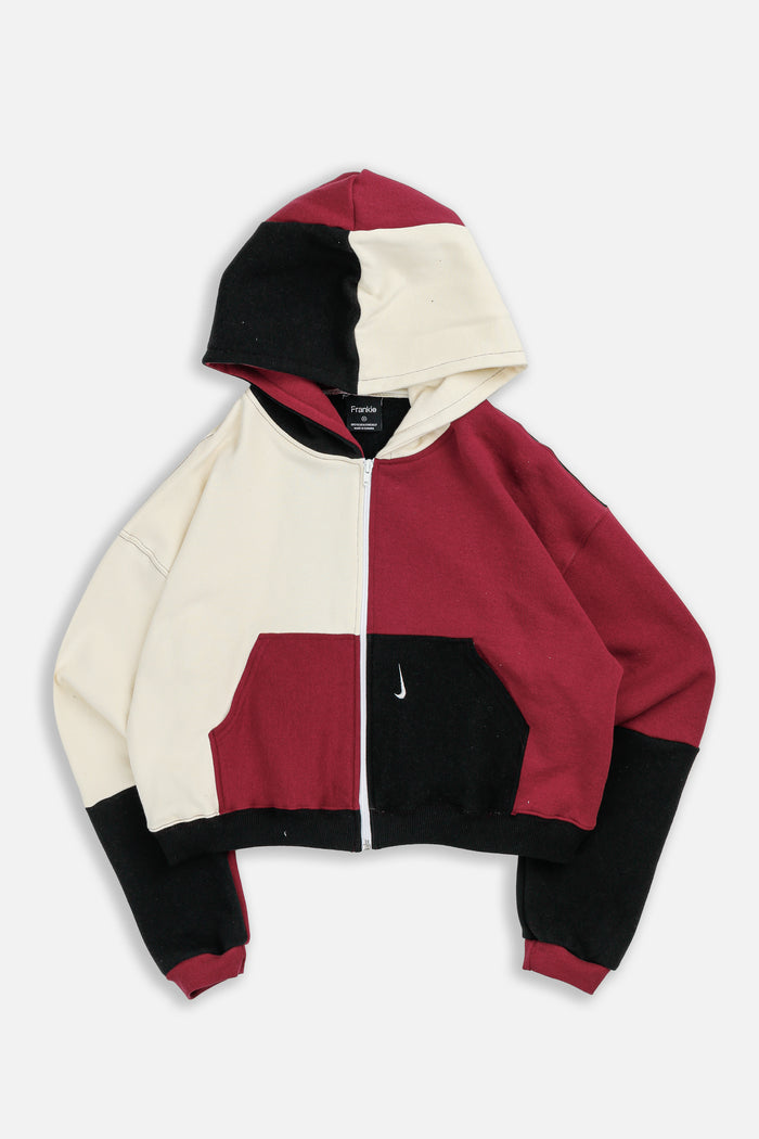 frankie Rework Nike Crop Zip Hoodie - M