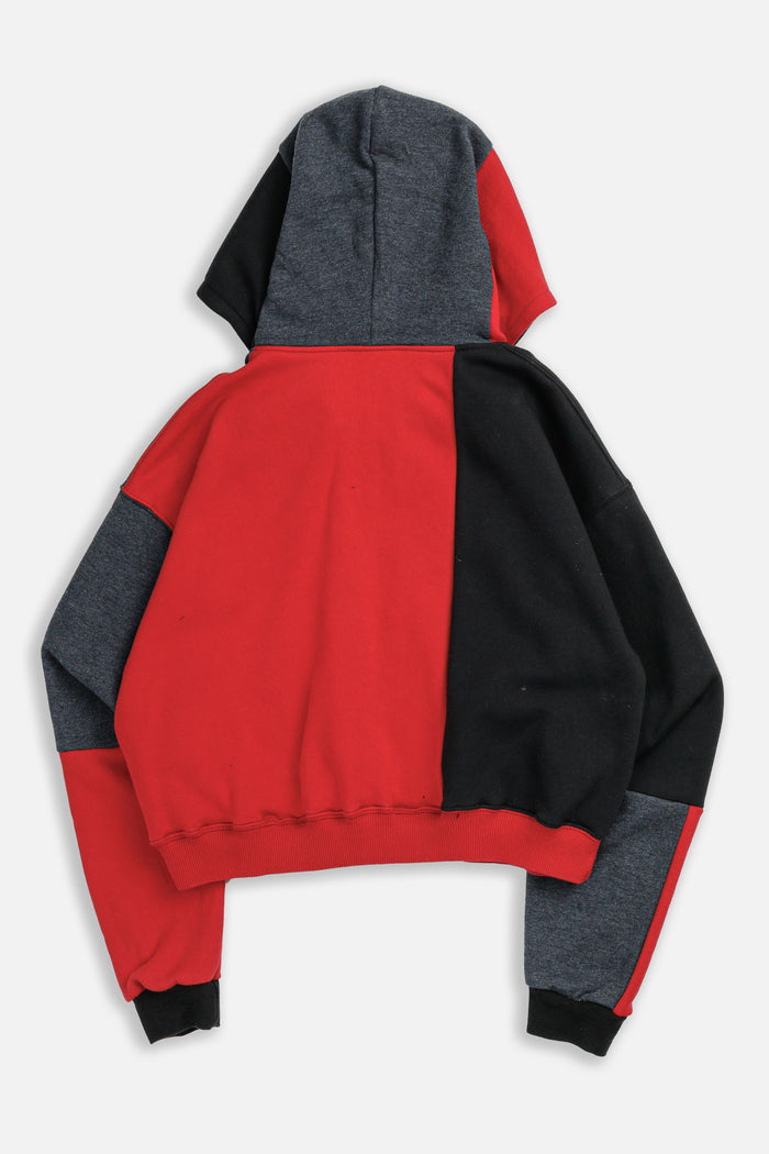 Frankie Rework Nike Crop Zip Hoodie - M