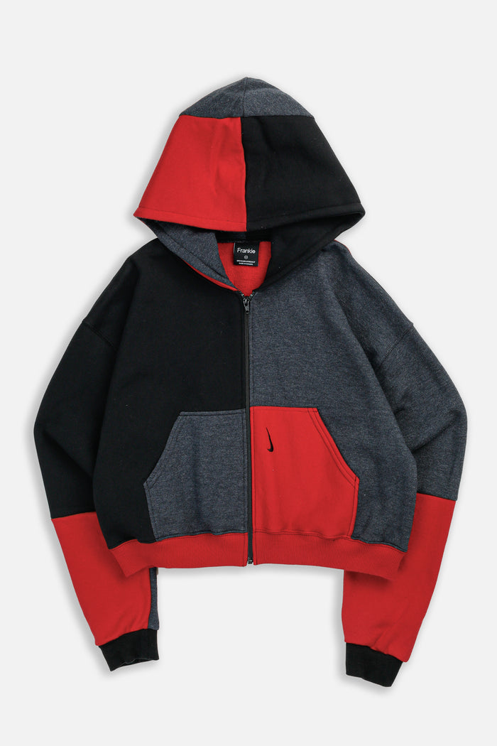 frankie Rework Nike Crop Zip Hoodie - M