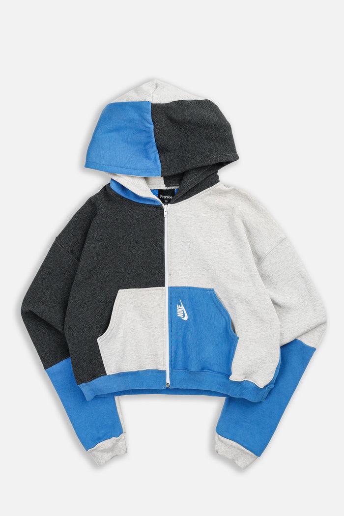 frankie Rework Nike Crop Zip Hoodie - M