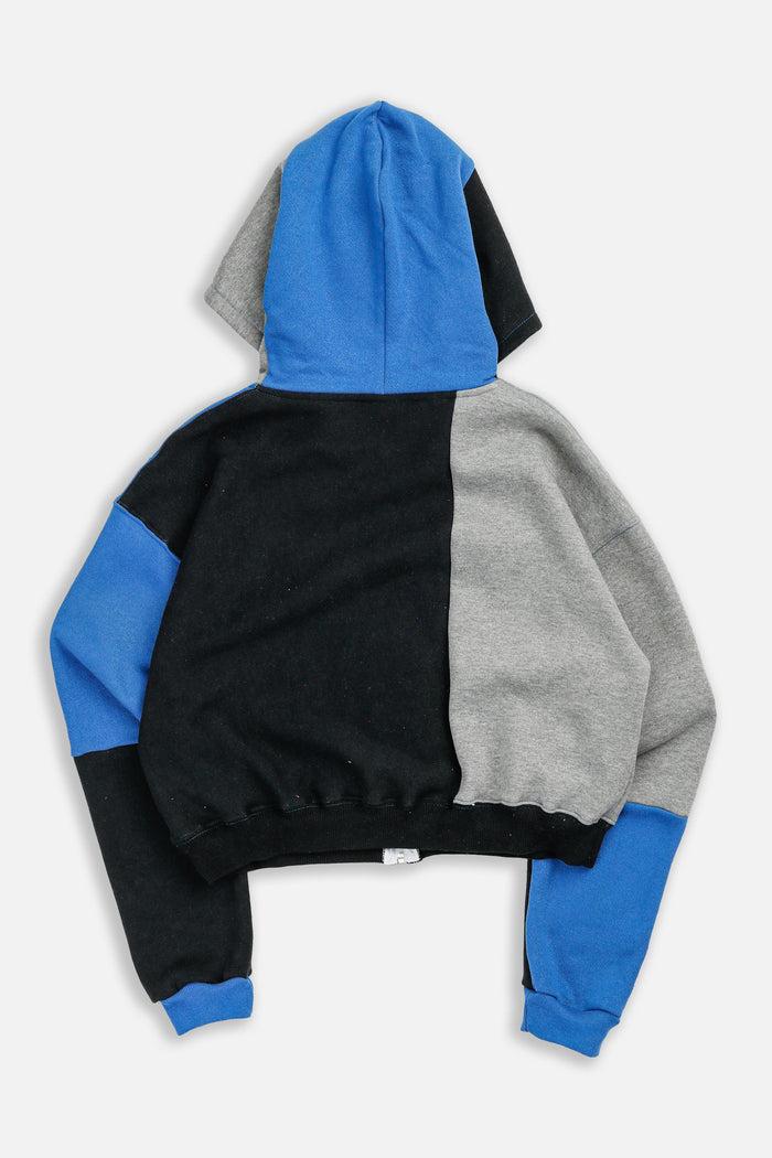Frankie Rework Nike Crop Zip Hoodie - S