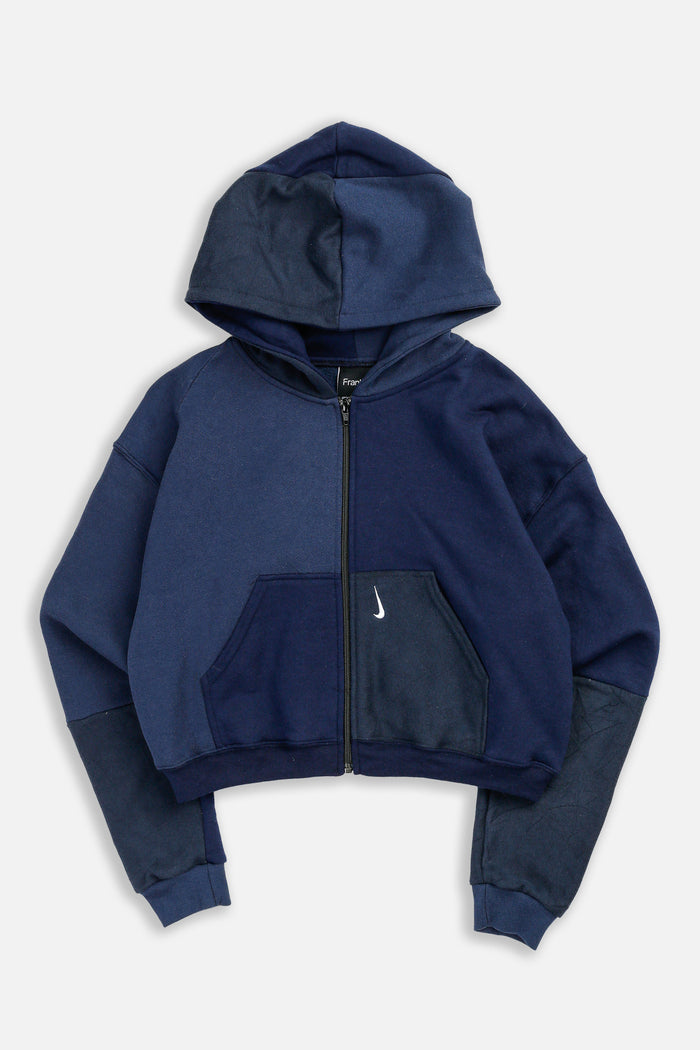 frankie Rework Nike Crop Zip Hoodie - S