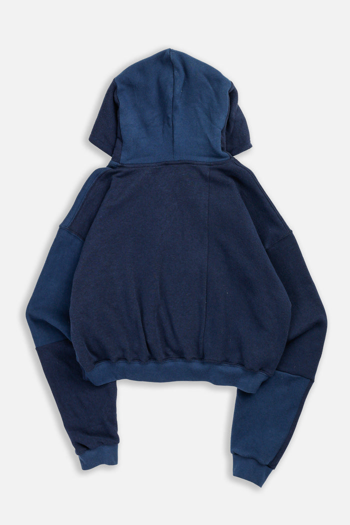 Frankie Rework Nike Crop Zip Hoodie - S
