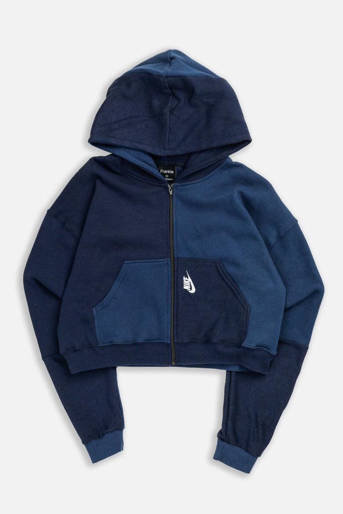 frankie Rework Nike Crop Zip Hoodie - S