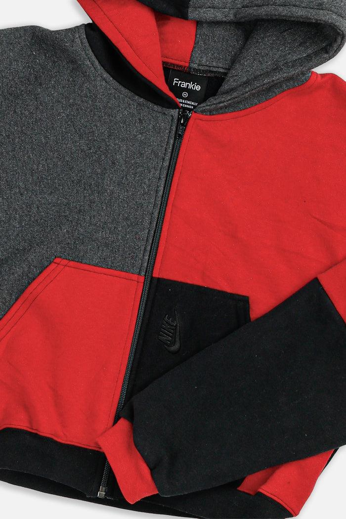 Frankie Rework Nike Crop Zip Hoodie - XS