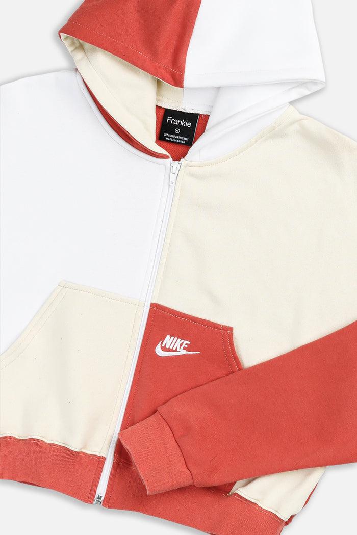 Frankie Rework Nike Crop Zip Hoodie - XS