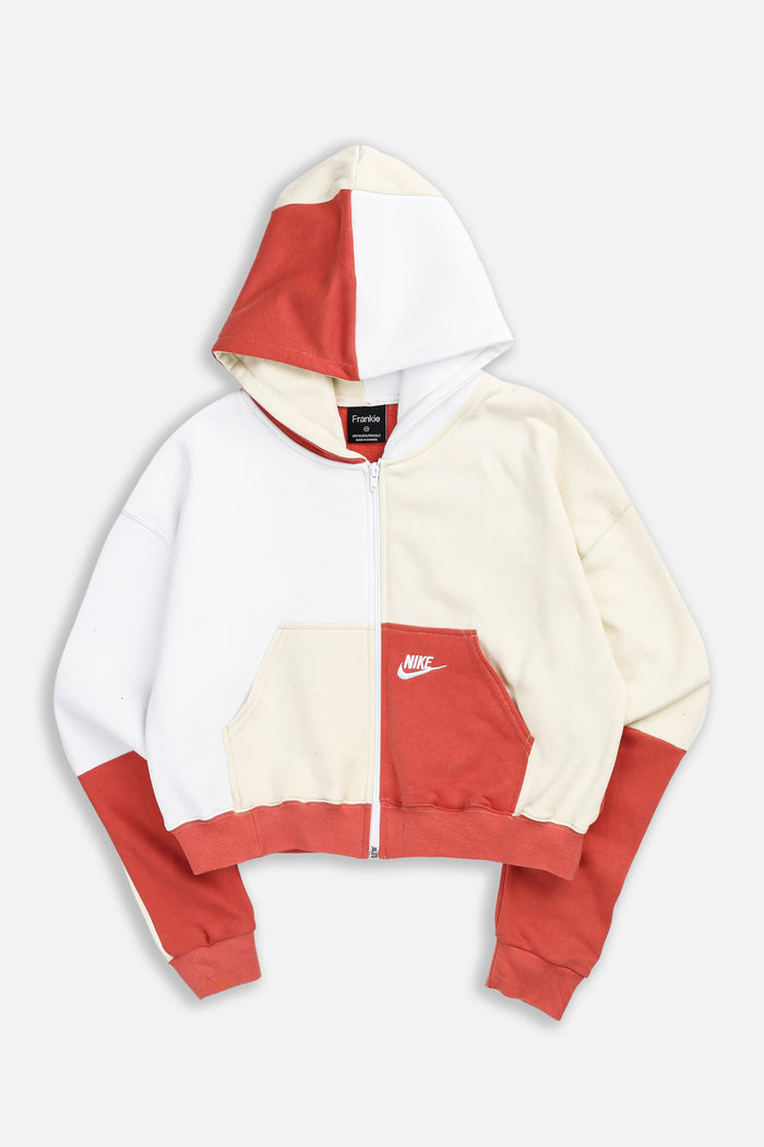 frankie Rework Nike Crop Zip Hoodie - XS