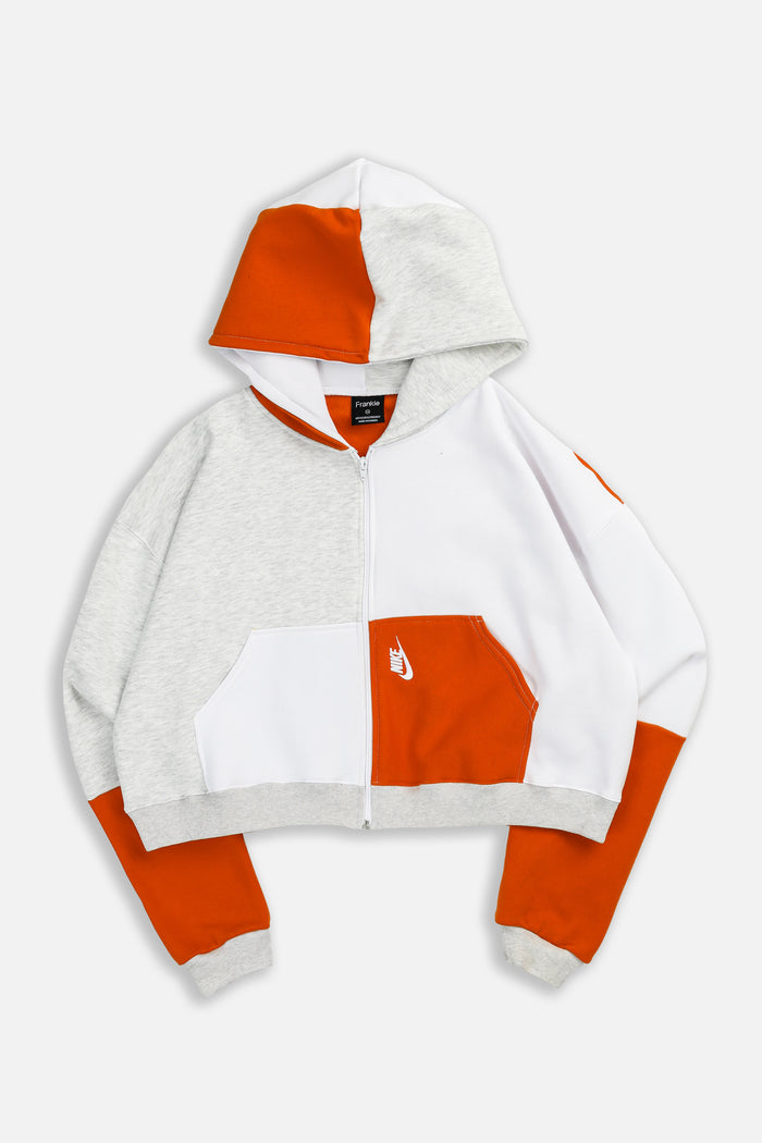 frankie Rework Nike Crop Zip Hoodie - XXL