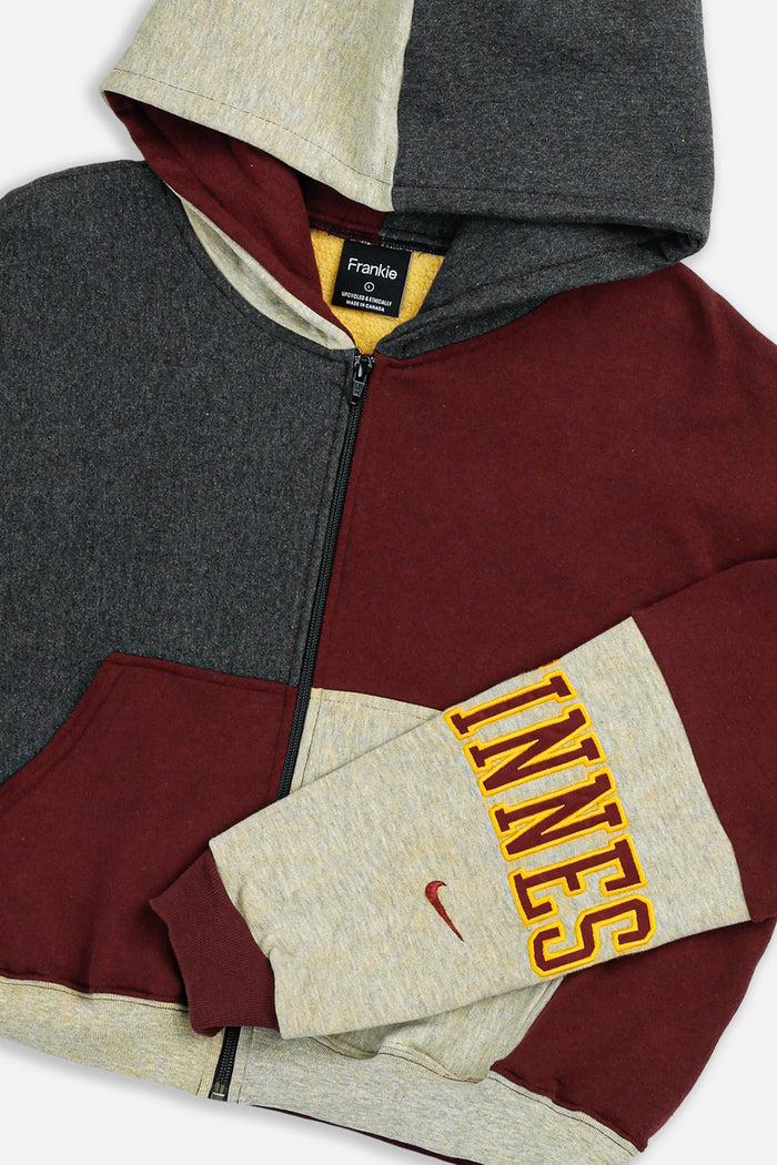 Frankie Rework Nike Minnesota Crop Zip Hoodie - L