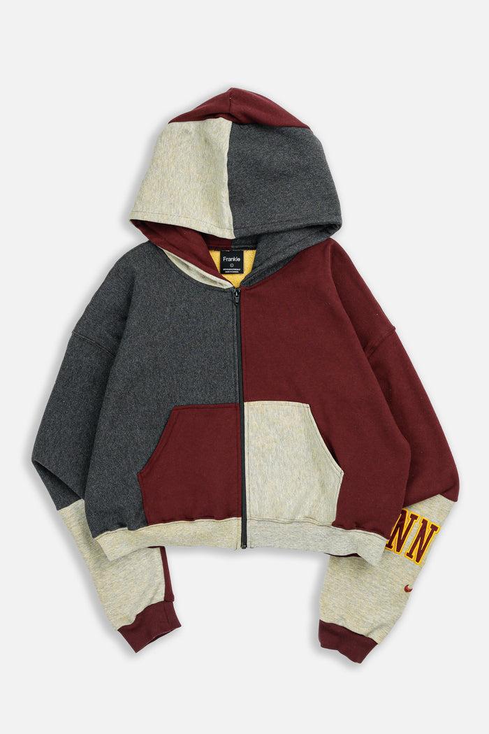 frankie Rework Nike Minnesota Crop Zip Hoodie - L