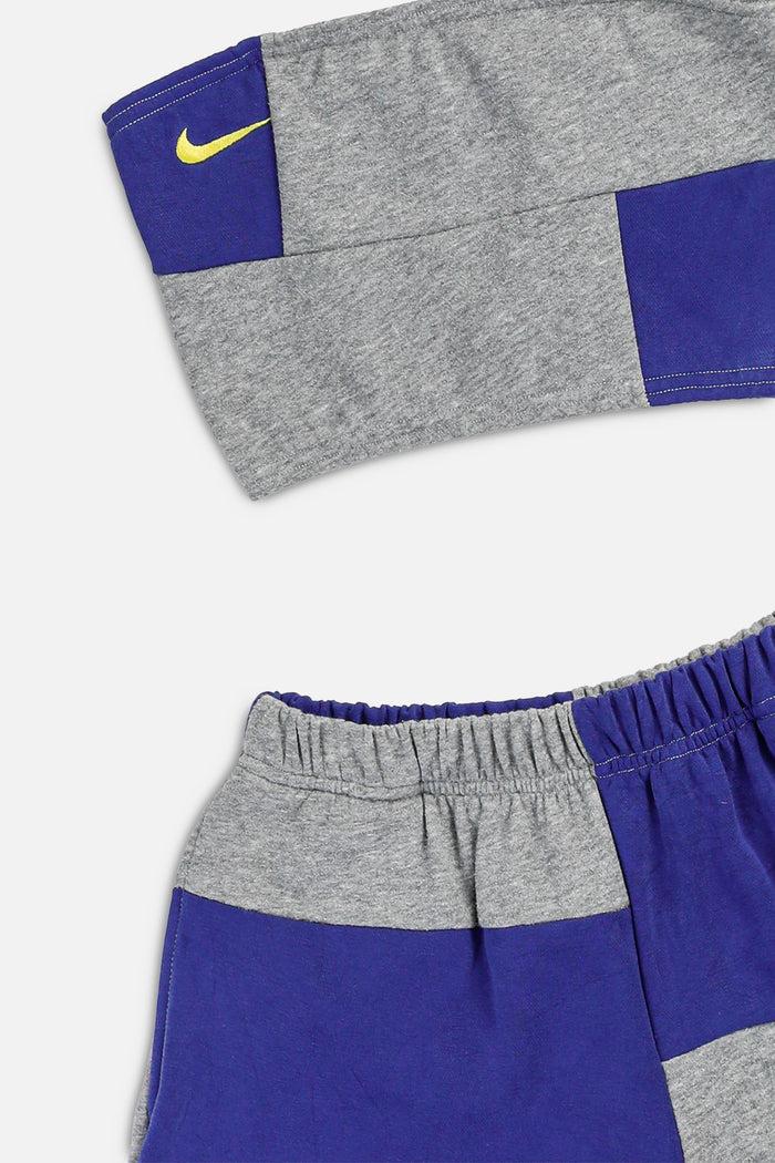 Frankie Rework Nike Patchwork Sweatshorts Set - XS