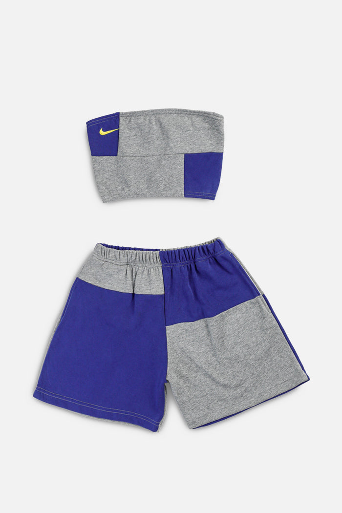 frankie Rework Nike Patchwork Sweatshorts Set - XS