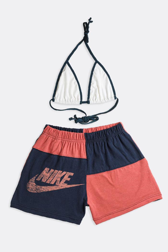 frankie Rework Nike Patchwork Tee Shorts Set - S