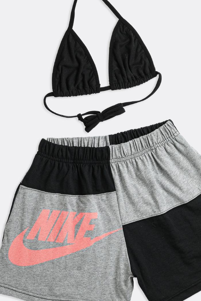 Frankie Rework Nike Patchwork Tee Shorts Set - XS