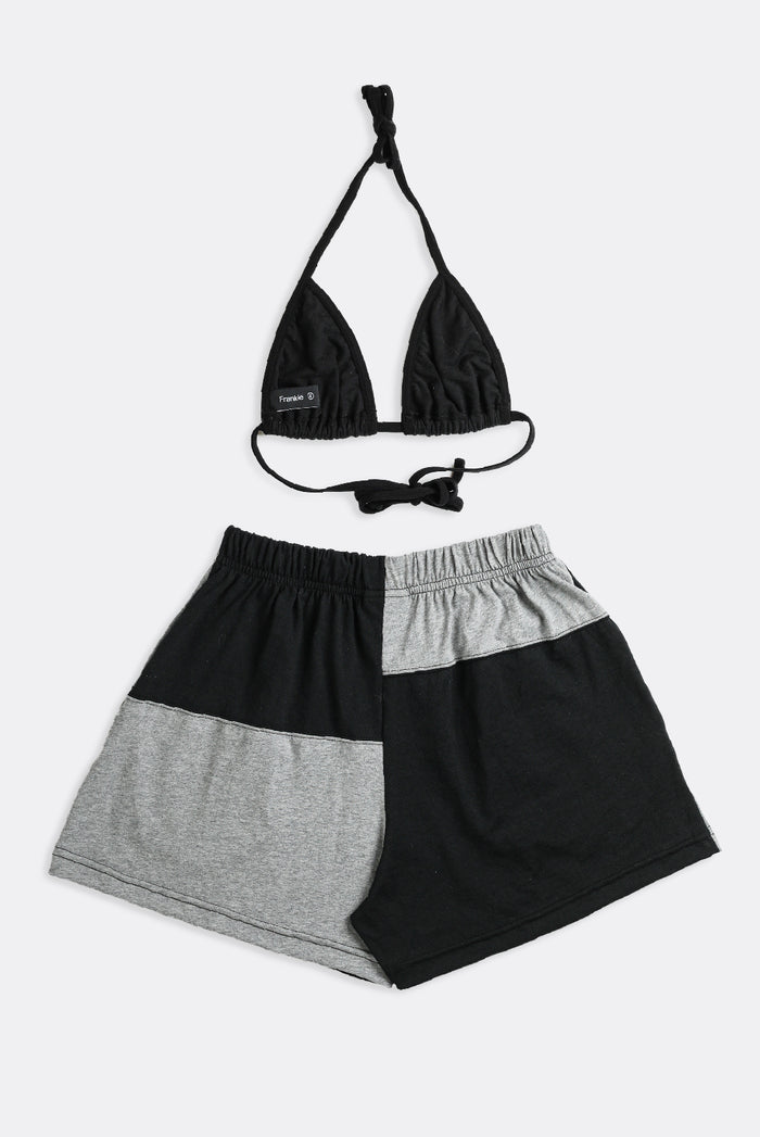 Frankie Rework Nike Patchwork Tee Shorts Set - XS