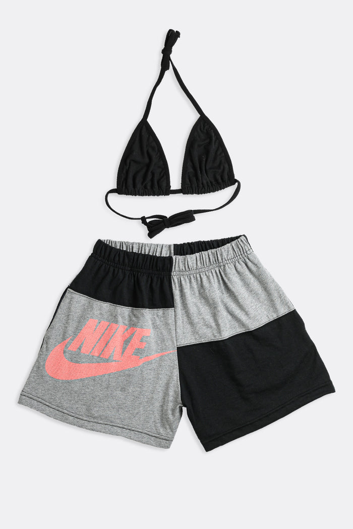 frankie Rework Nike Patchwork Tee Shorts Set - XS