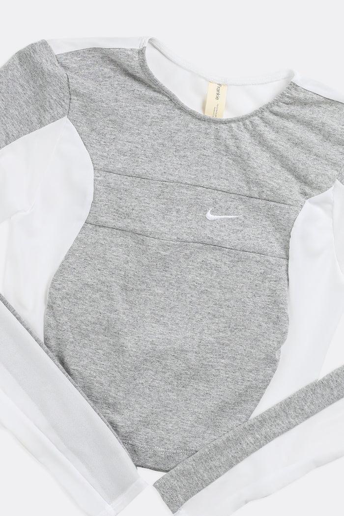 Frankie Rework Nike Wave Mesh Long Sleeve Top - S