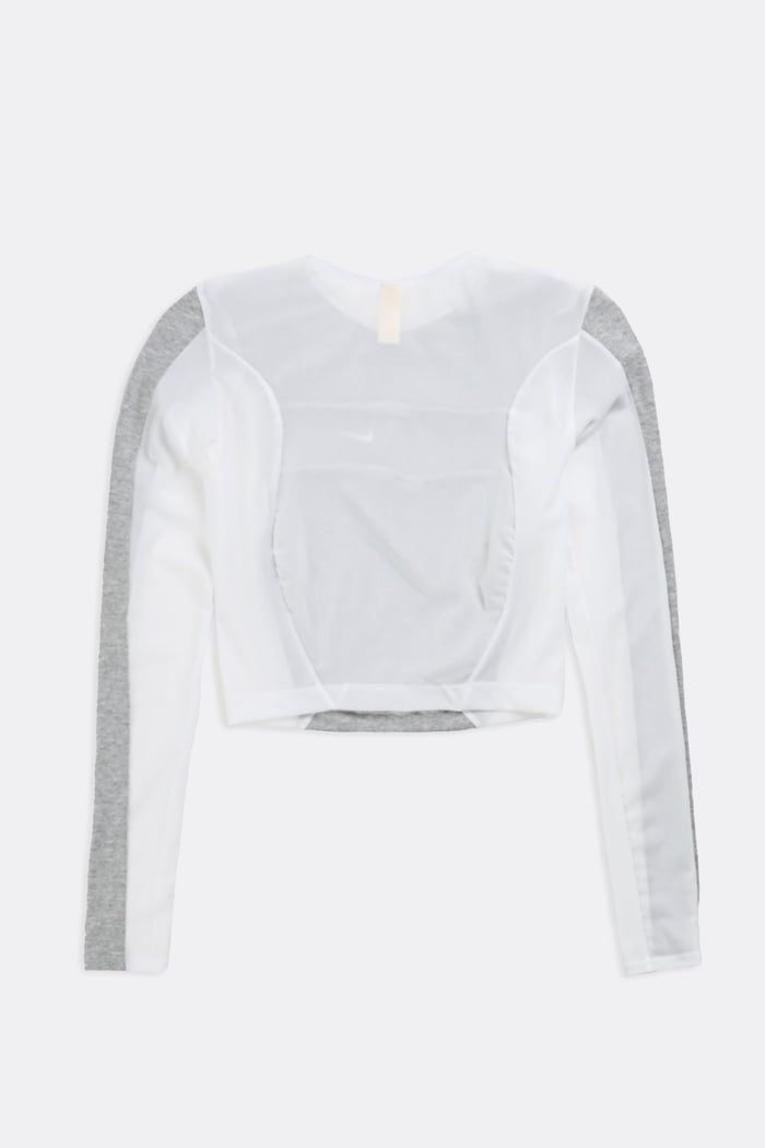 Frankie Rework Nike Wave Mesh Long Sleeve Top - S