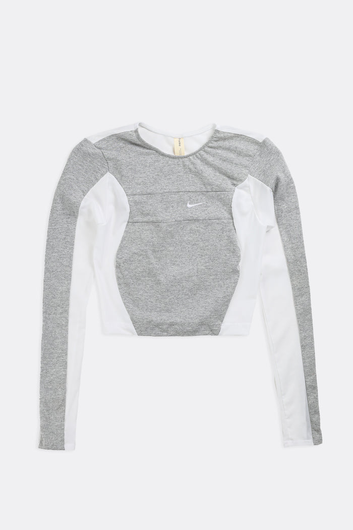 frankie Rework Nike Wave Mesh Long Sleeve Top - S