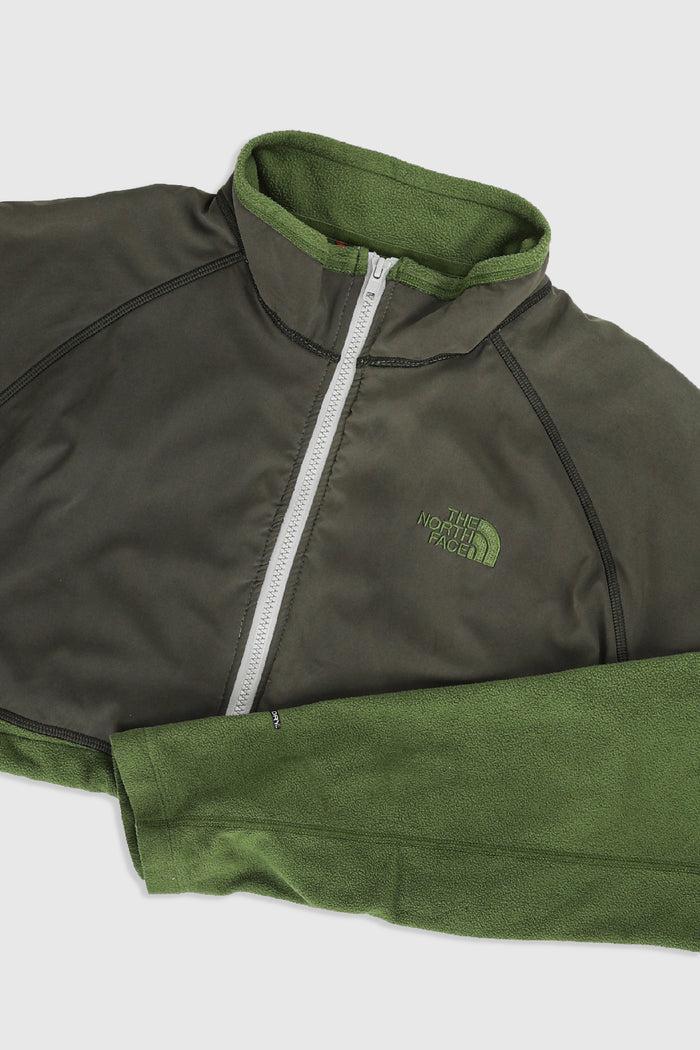 Frankie Rework North Face Crop Fleece Jacket - XL