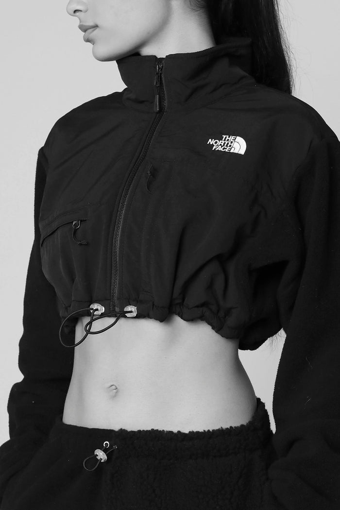 Frankie Rework North Face Crop Fleece Jacket - XL