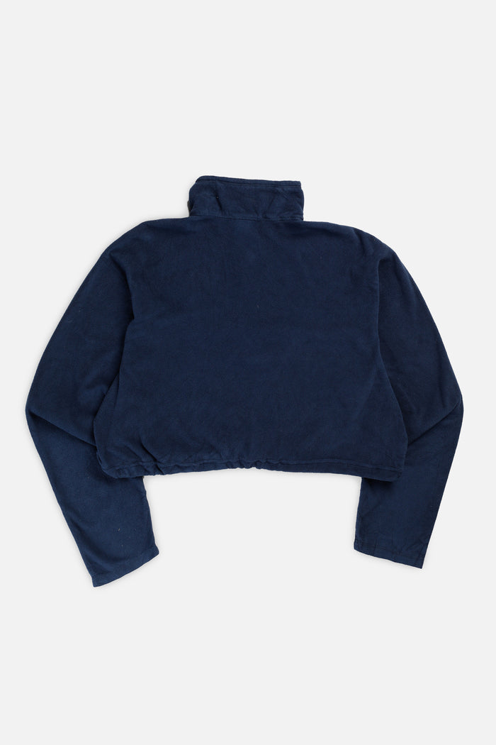 Frankie Rework North Face Crop Fleece Sweater - XL