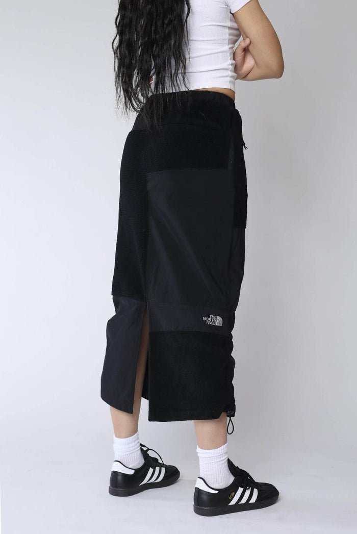 Frankie Rework North Face Fleece Midi Skirt - XS-L