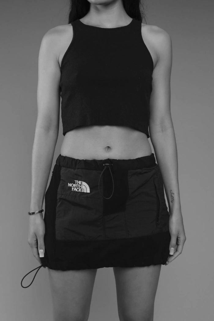 Frankie Rework North Face Fleece Mini Skirt - M