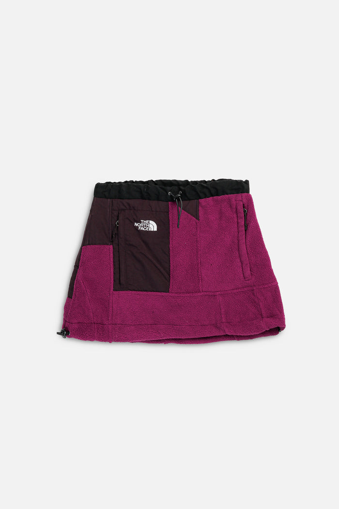 frankie Rework North Face Fleece Mini Skirt - S