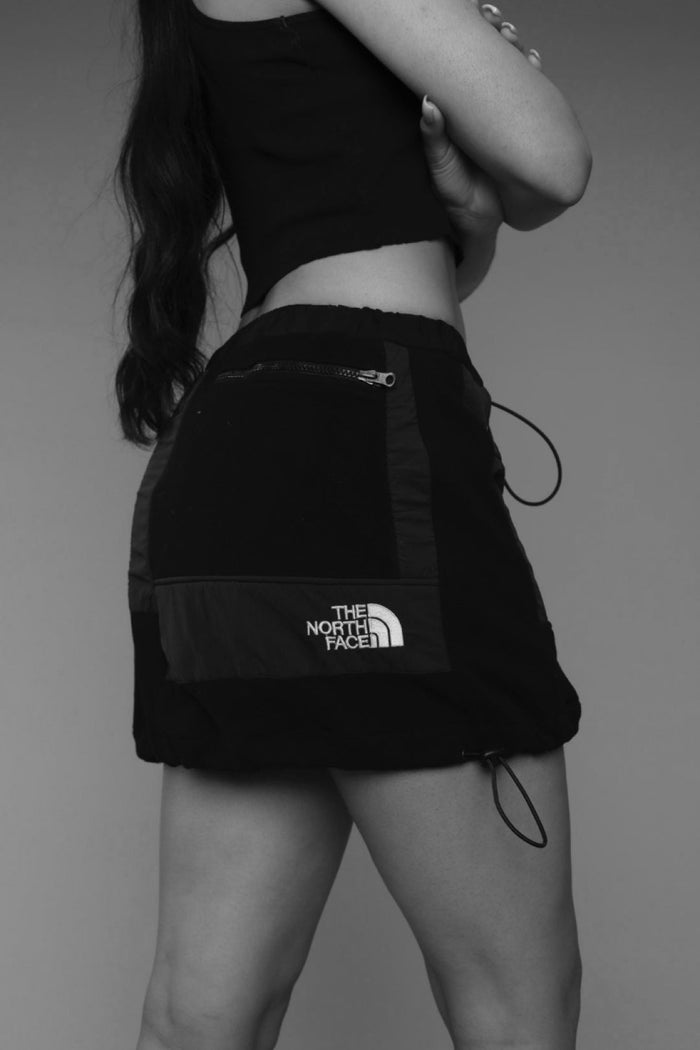Frankie Rework North Face Fleece Mini Skirt - S