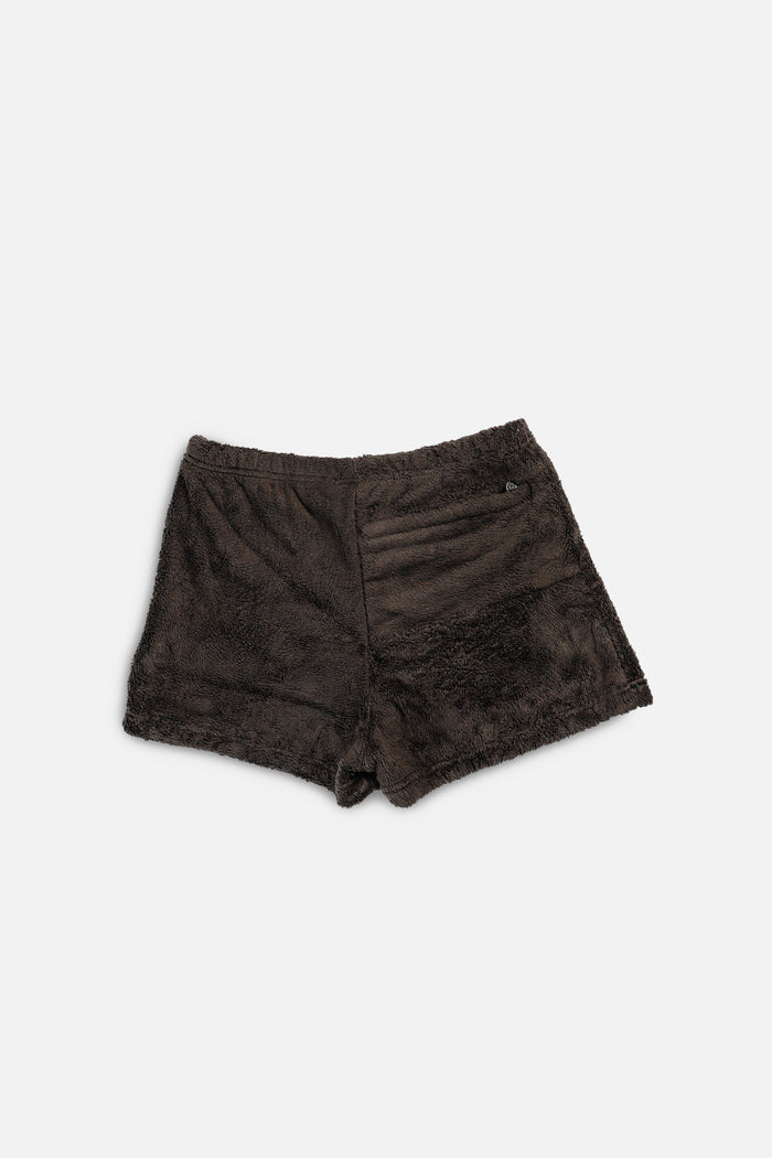 Frankie Rework North Face Fuzzy Shorts - M