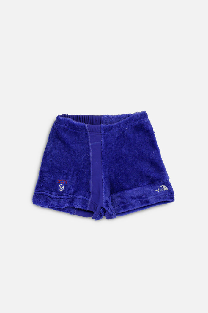 frankie Rework North Face Fuzzy Shorts - S
